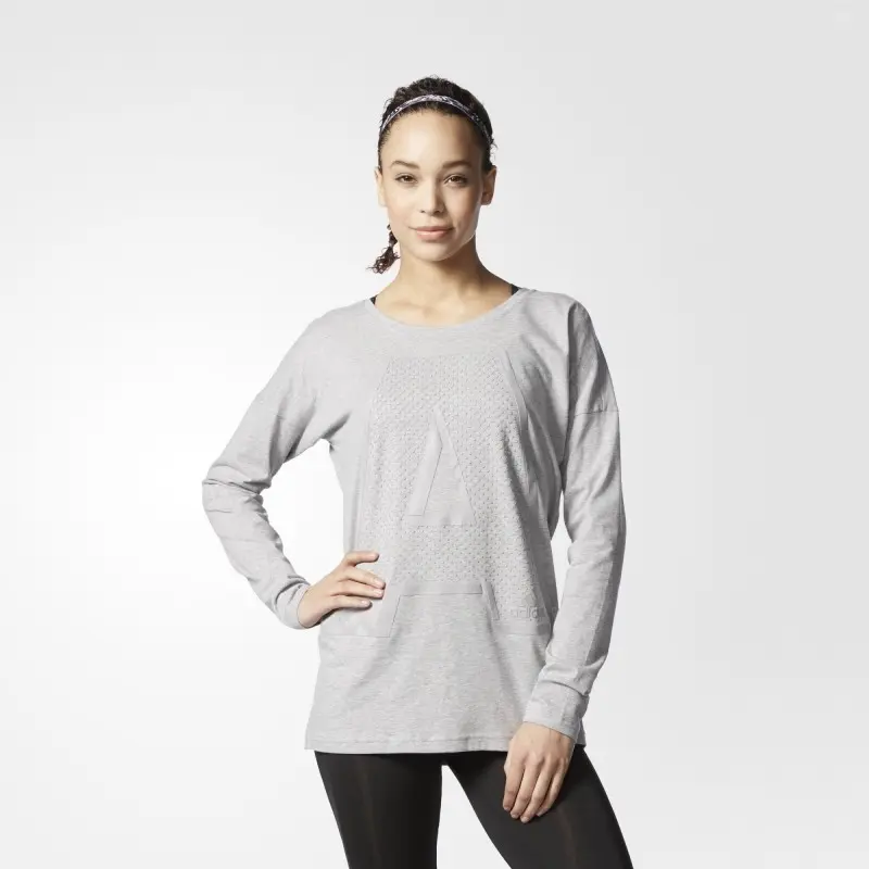 adidas Performance A-LETTER LS Dámské tričko US