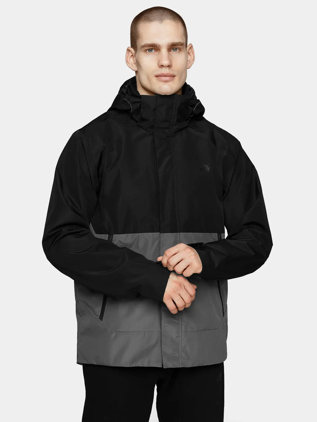 4F H4L21-KUM003 DEEP BLACK Pánská bunda US