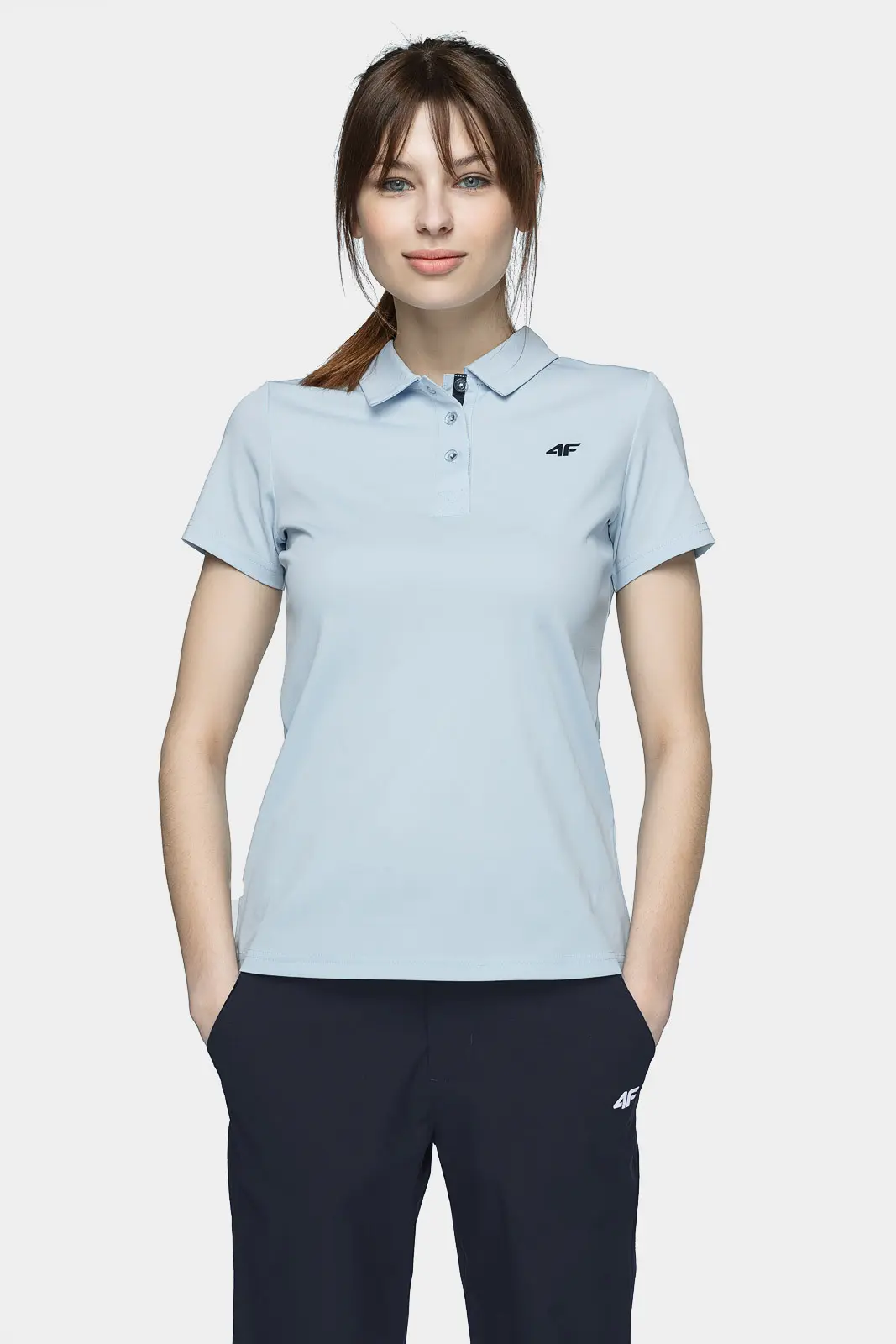 4F H4L21-TSDF080 LIGHT BLUE Dámské tričko US