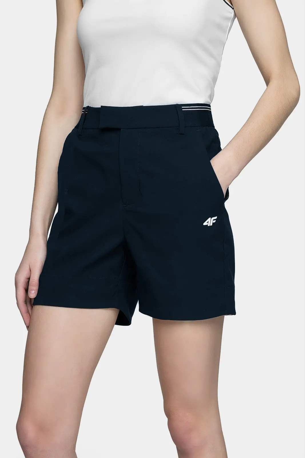 4F H4L21-SKDF080 NAVY Dámské kraťasy US