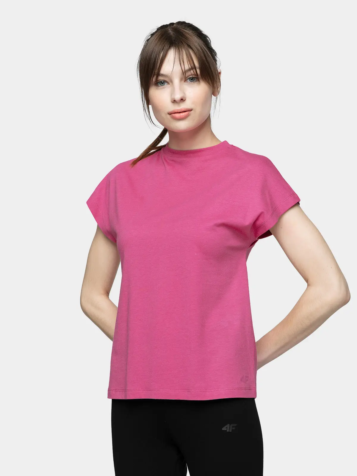 4F H4L21-TSD038 HOT PINK Dámské tričko US