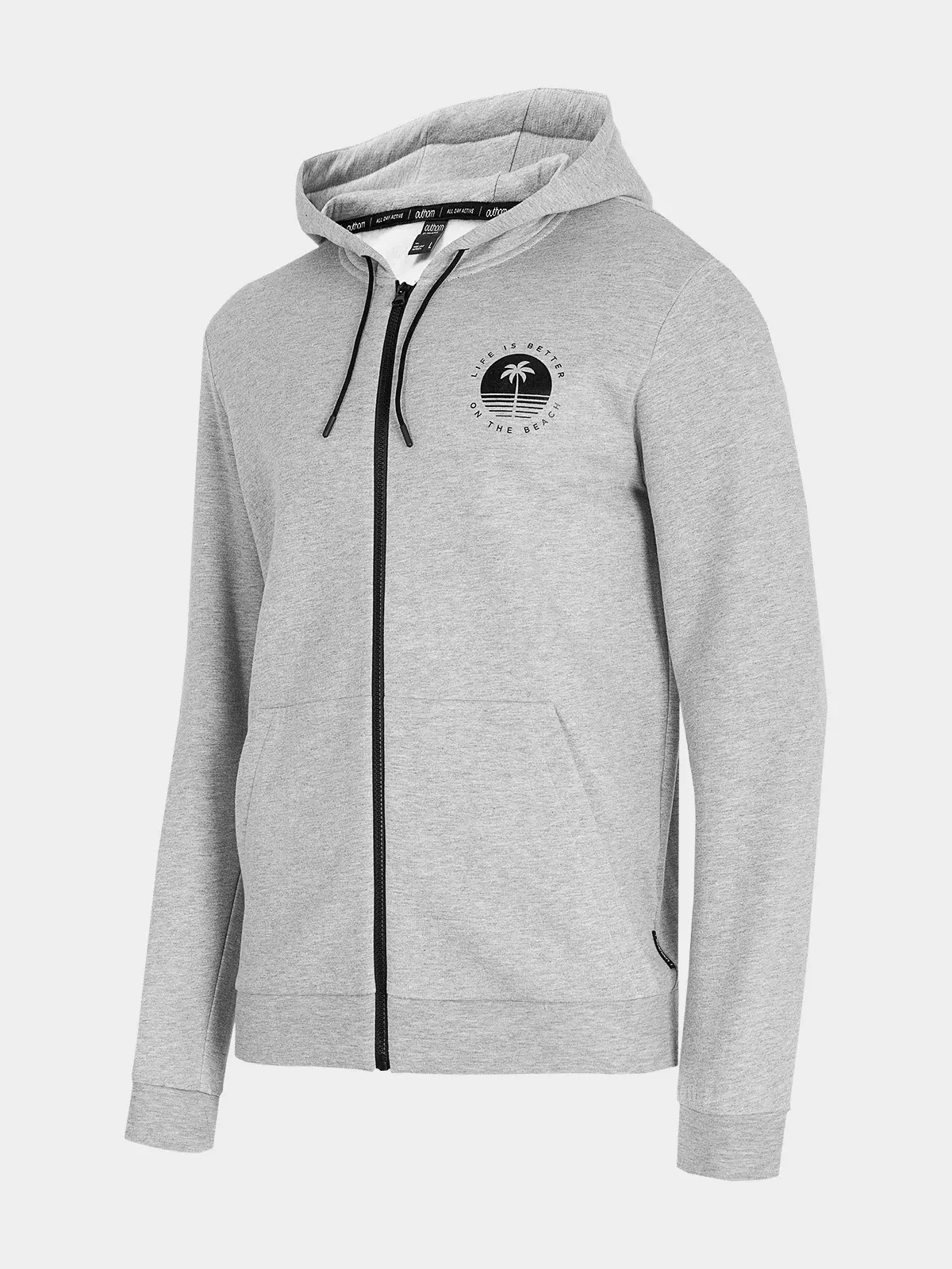 Outhorn HOL21-BLM611 GREY MELANGE Pánská mikina US XL HOL21-BLM611 GREY MELANGE