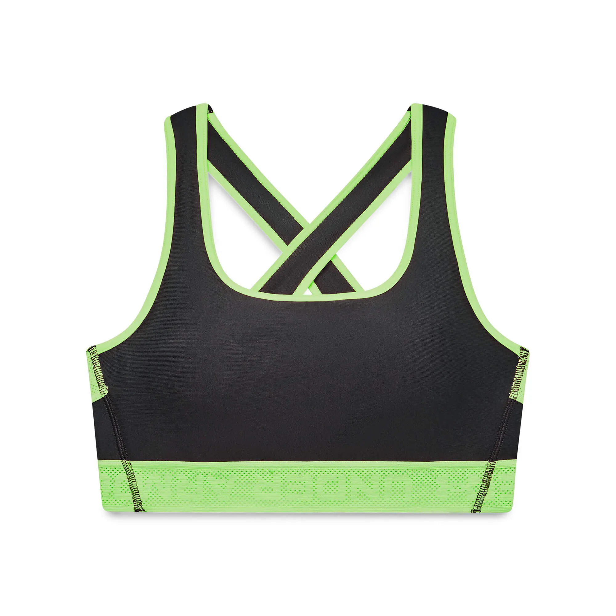 Under Armour UA Crossback Mid Solid NE Sportovní podprsenka US