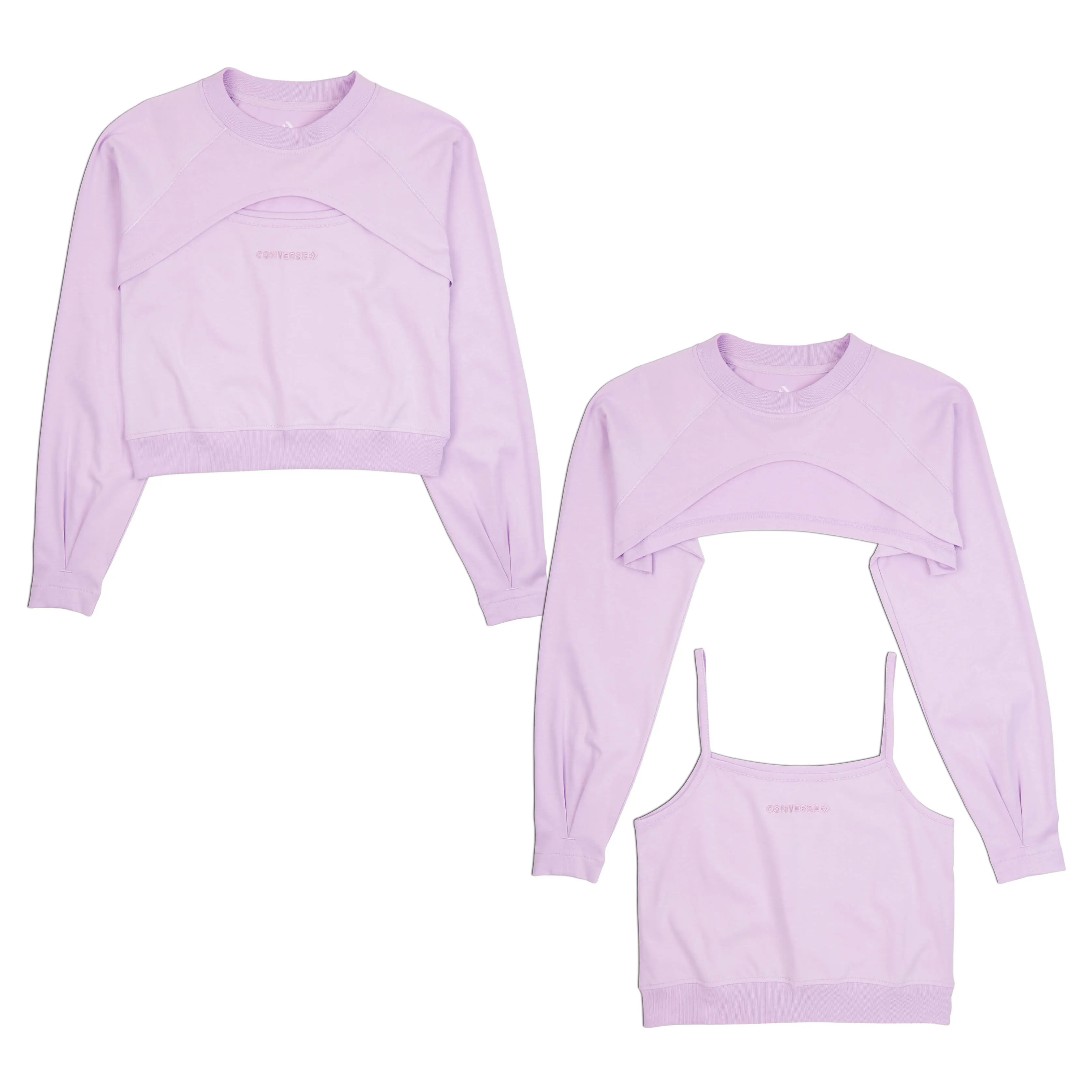 converse SATIN JERSEY CUT OUT TOP Dámské tričko-tílko US