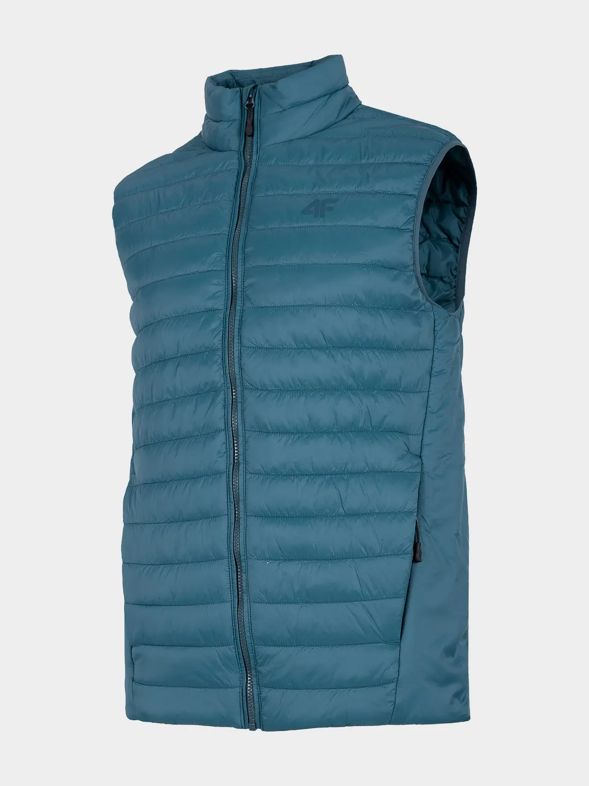 4F H4L22-KUMP001 TEAL Pánská vesta US L H4L22-KUMP001 TEAL