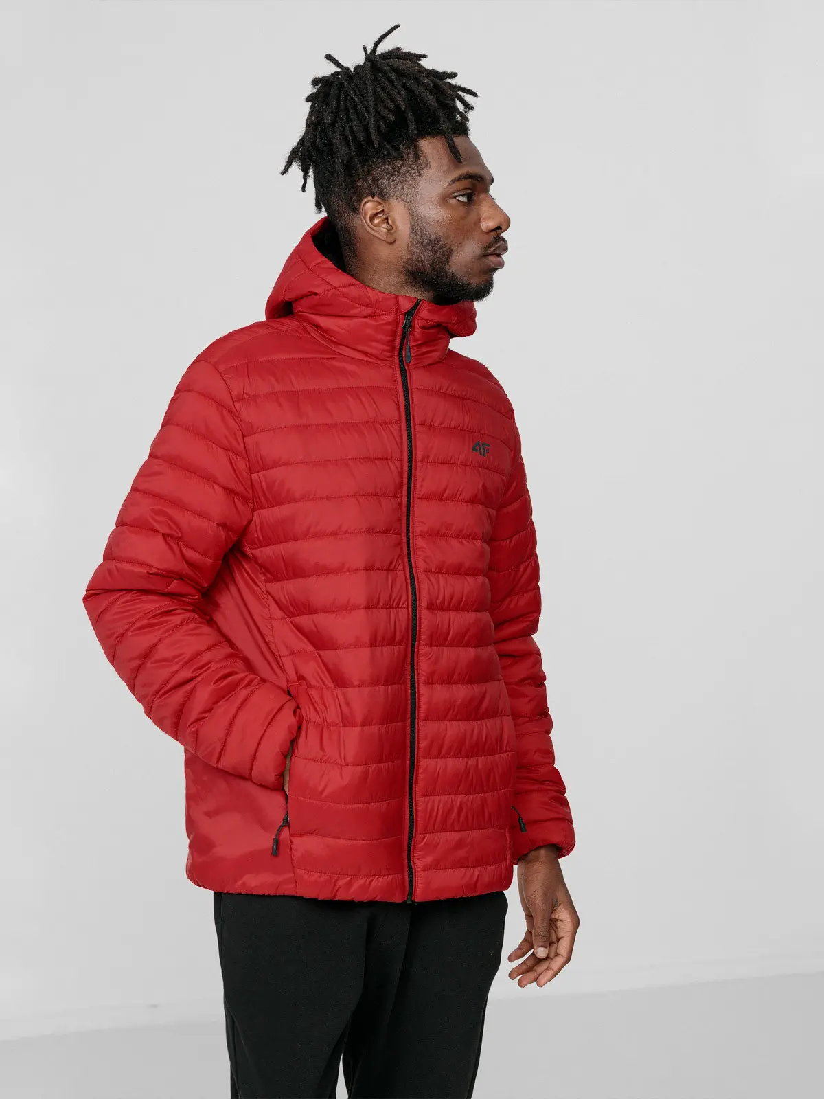 4F H4L22-KUMP003 DARK RED Pánská bunda US