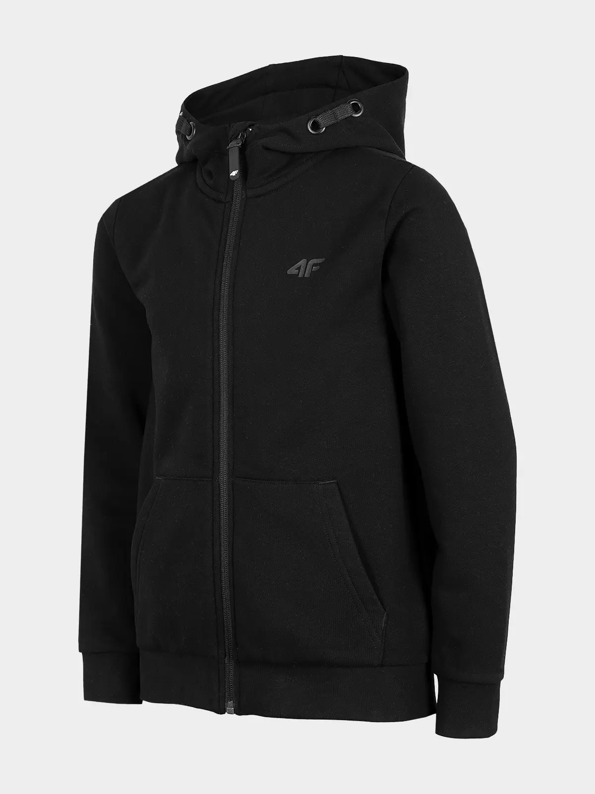 4F HJL22-JBLM001 DEEP BLACK Dětská mikina EU 122 HJL22-JBLM001 DEEP BLACK