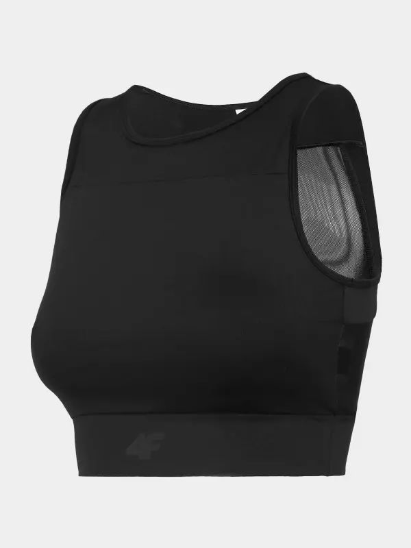 4F H4L22-TSDF015 DEEP BLACK Dámské tričko US L H4L22-TSDF015 DEEP BLACK