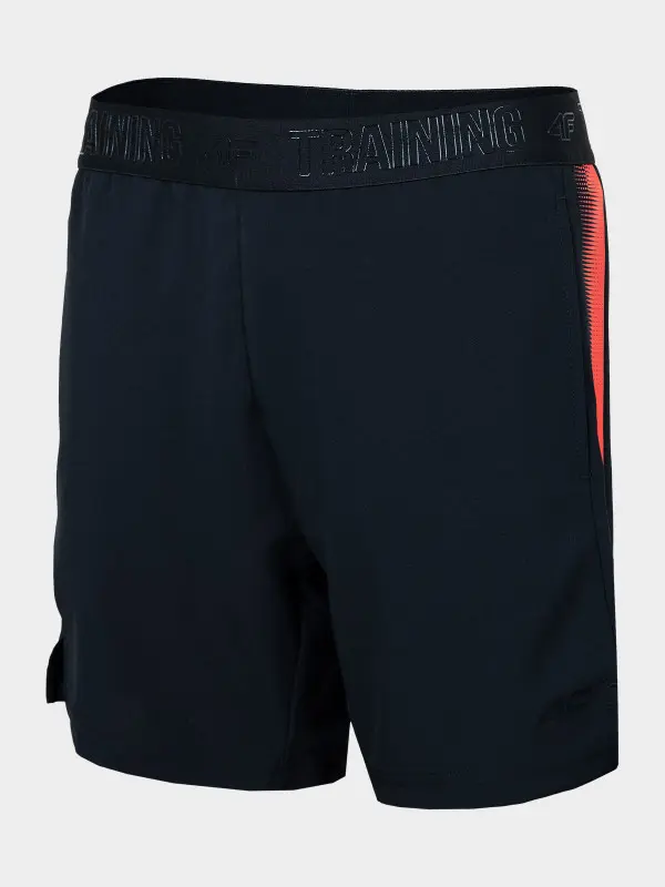 4F HJL22-JSKMTR002 DEEP BLACK Dětské kraťasy EU