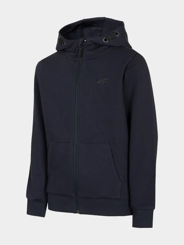 4F HJL22-JBLM001 NAVY Dětská mikina EU 122 HJL22-JBLM001 NAVY
