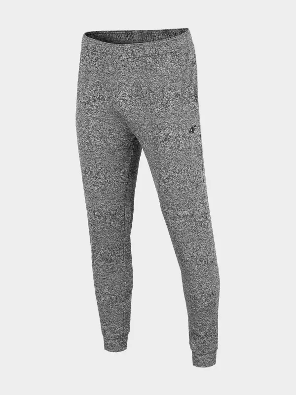 4F H4L22-SPMTR350 COLD LIGHT GREY MELANGE Pánské tepláky US