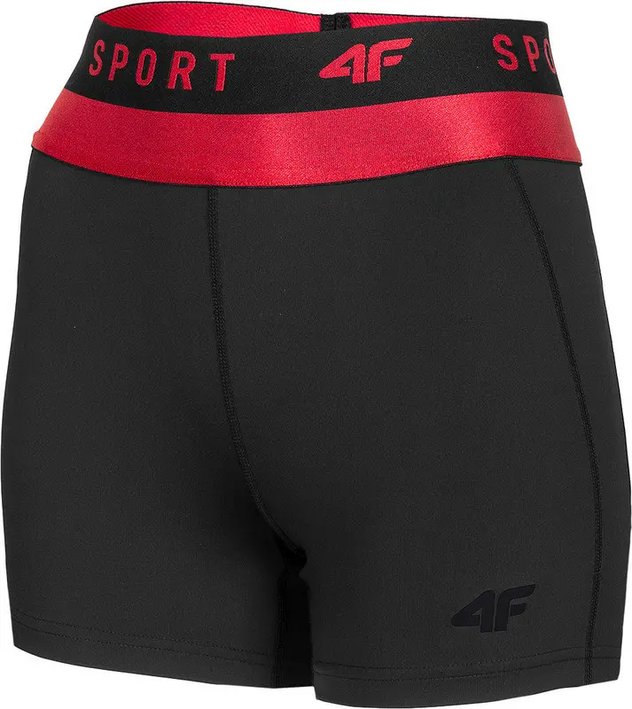 4F H4L22-SKDF012 DEEP BLACK Dámské legínové kraťasy US XL H4L22-SKDF012 DEEP BLACK
