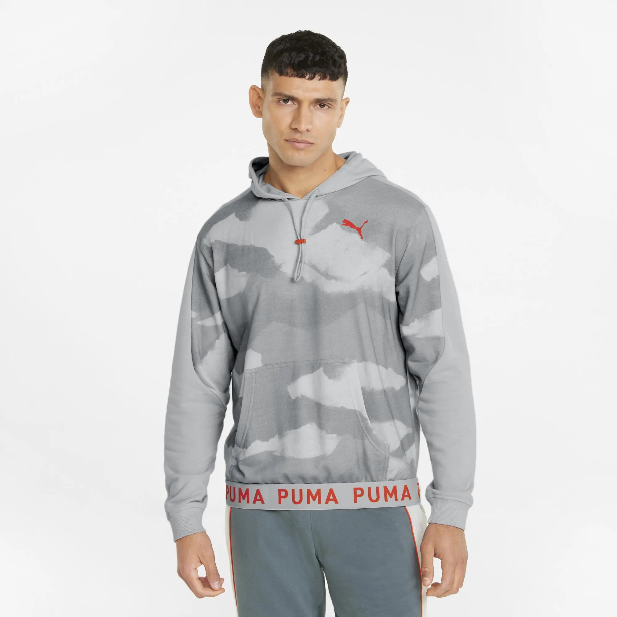 Puma TRAIN AOP HOODIE Pánská mikina US
