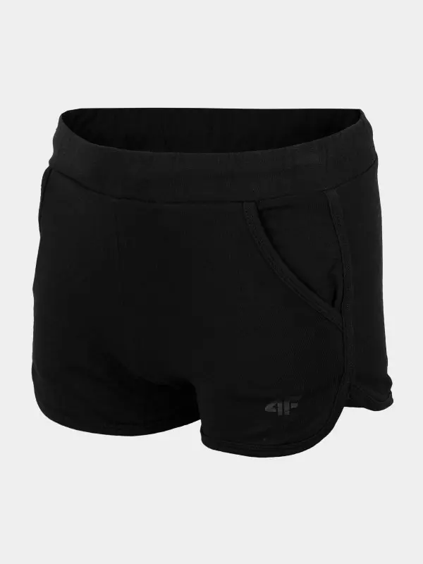 4F HJL22-JSKDD002 DEEP BLACK Dětské kraťasy EU 128 HJL22-JSKDD002 DEEP BLACK