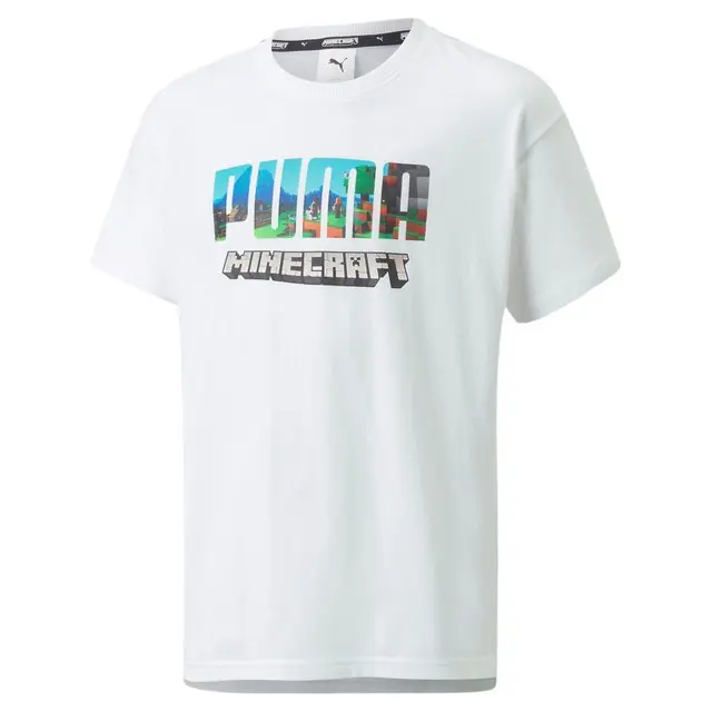 Puma PUMA x MINECRAFT Relaxed Tee Kids Dětské tričko EU 110 533434-02