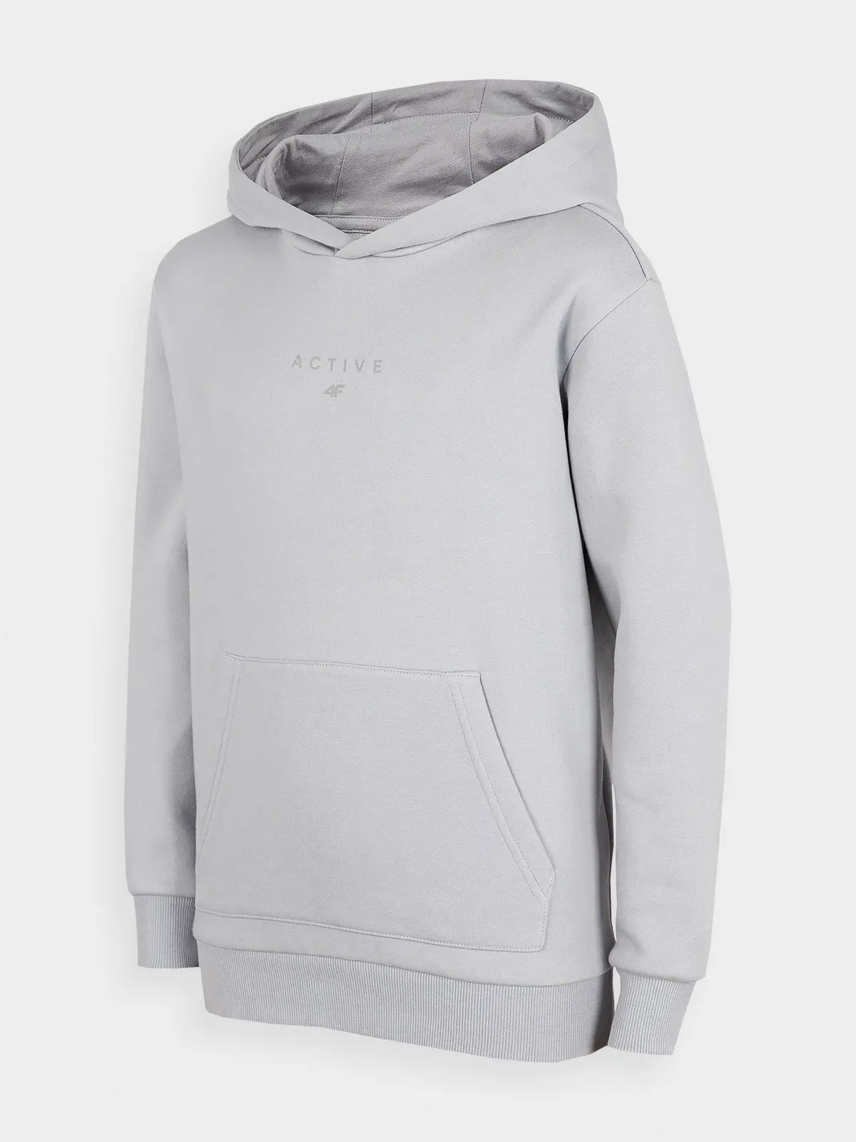 4F HJZ22-JBLD003 COLD LIGHT GREY Dětská mikina EU