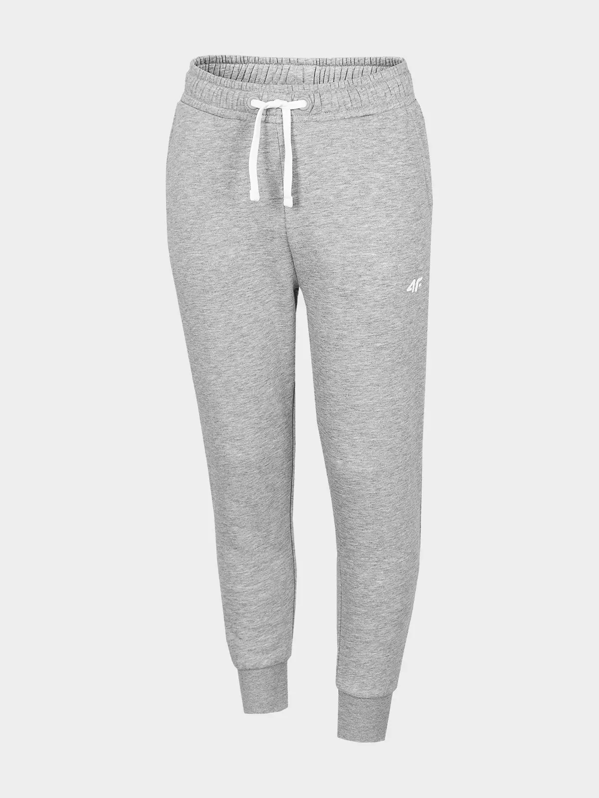 4F HJZ22-JSPDD001 GREY MELANGE Dětské tepláky EU