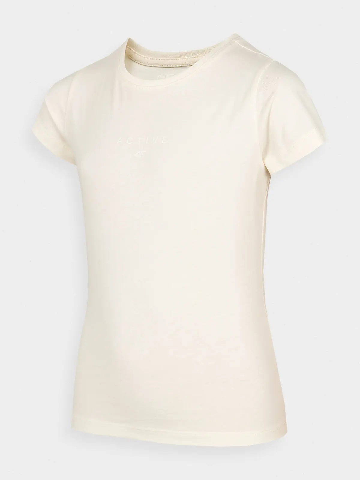 4F HJZ22-JTSD002 OFF WHITE Dětské tričko EU