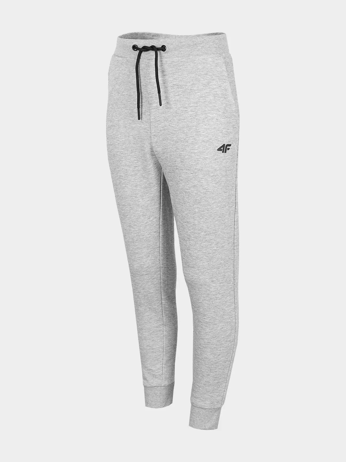 4F HJZ22-JSPMD001 COLD LIGHT GREY MELANGE Dětské tepláky EU