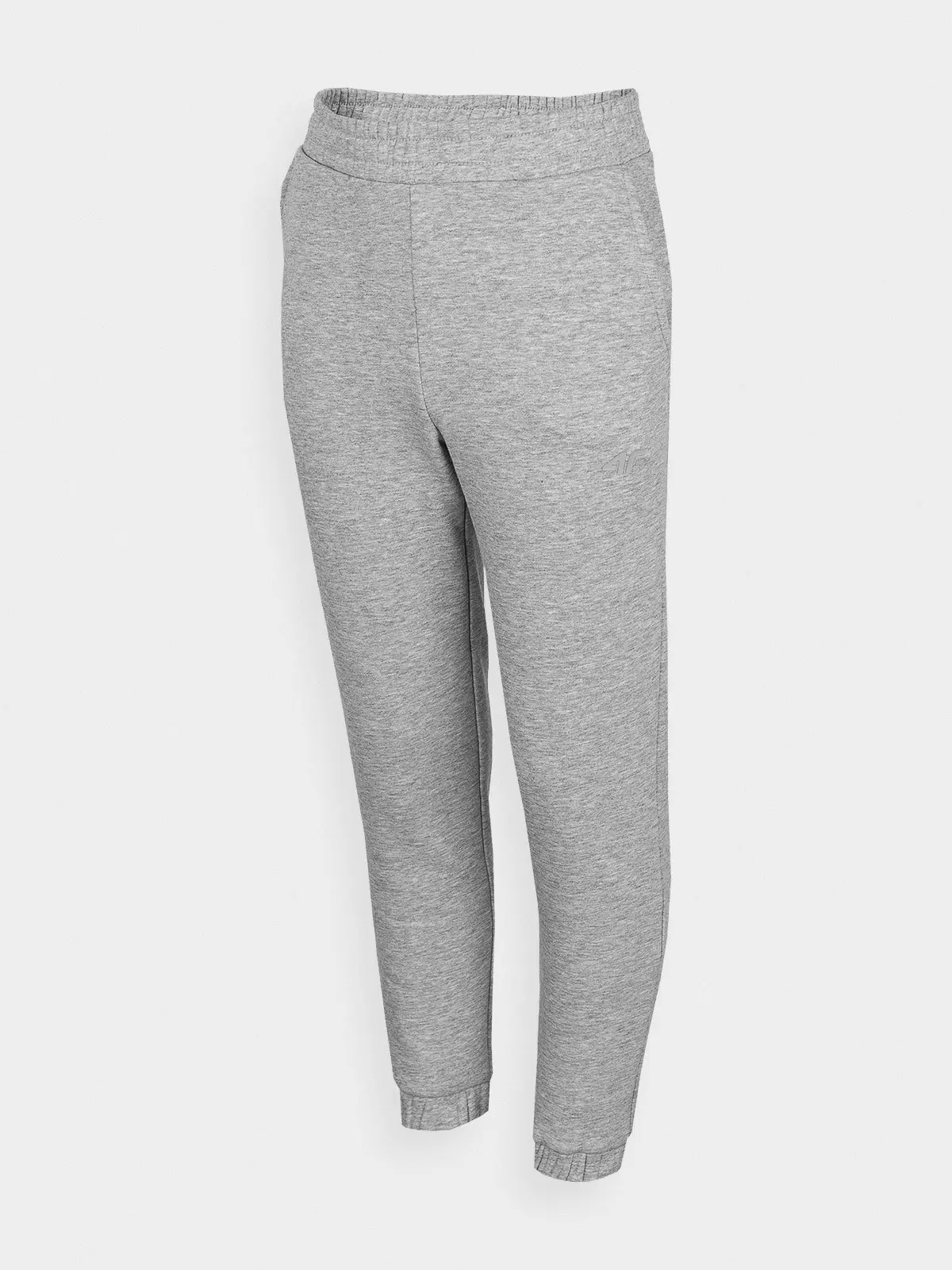 4F HJZ22-JSPDD002 COLD LIGHT GREY MELANGE Dětské tepláky EU