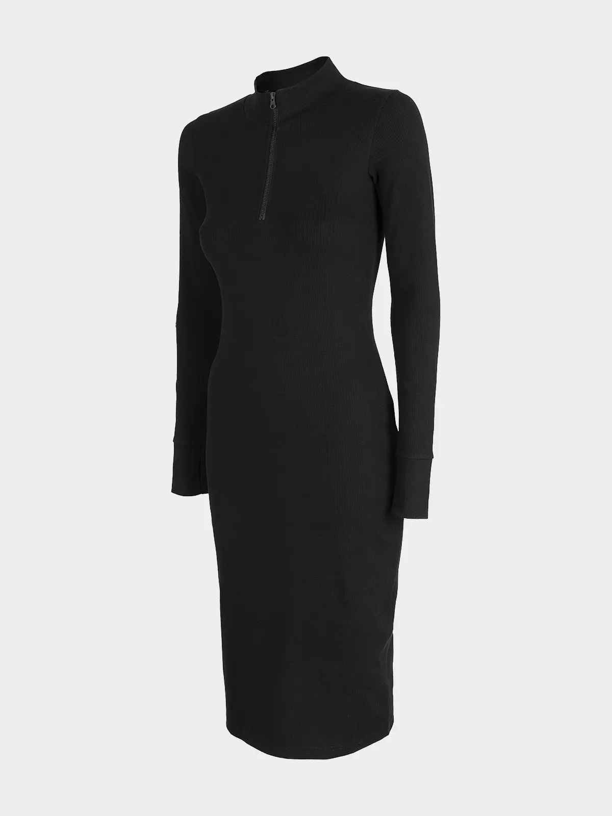 4F H4Z22-SUDD012 DEEP BLACK Dámské šaty US S H4Z22-SUDD012 DEEP BLACK