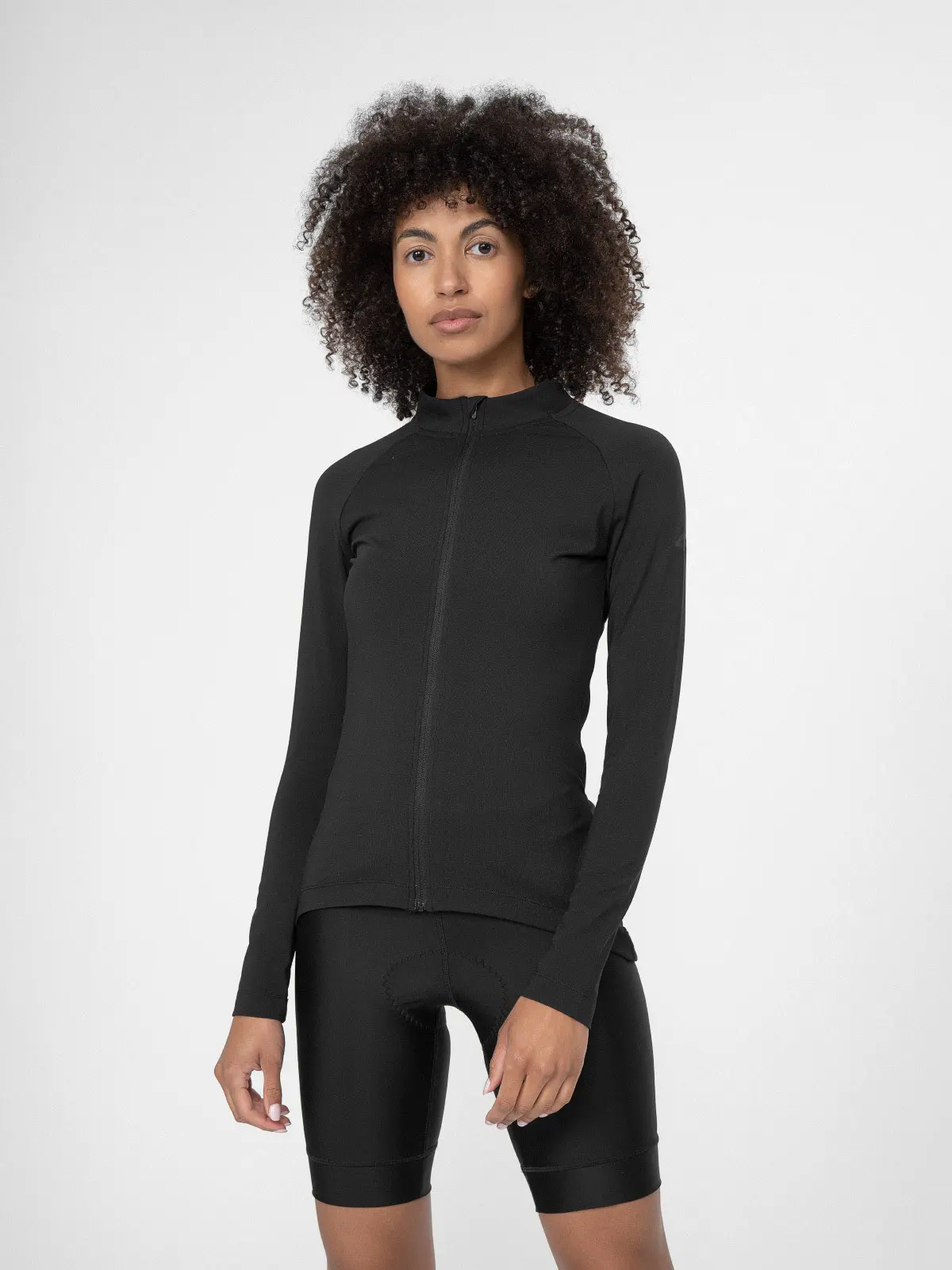 4F 4FSS23TFSWF175 DEEP BLACK Dámská mikina na kolo US
