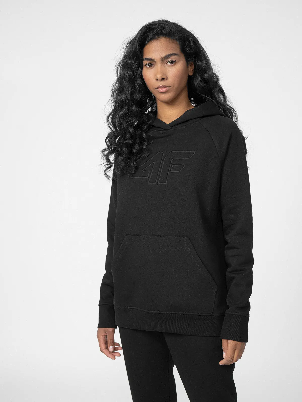 4F 4FSS23TSWSF535 DEEP BLACK Dámská mikina US