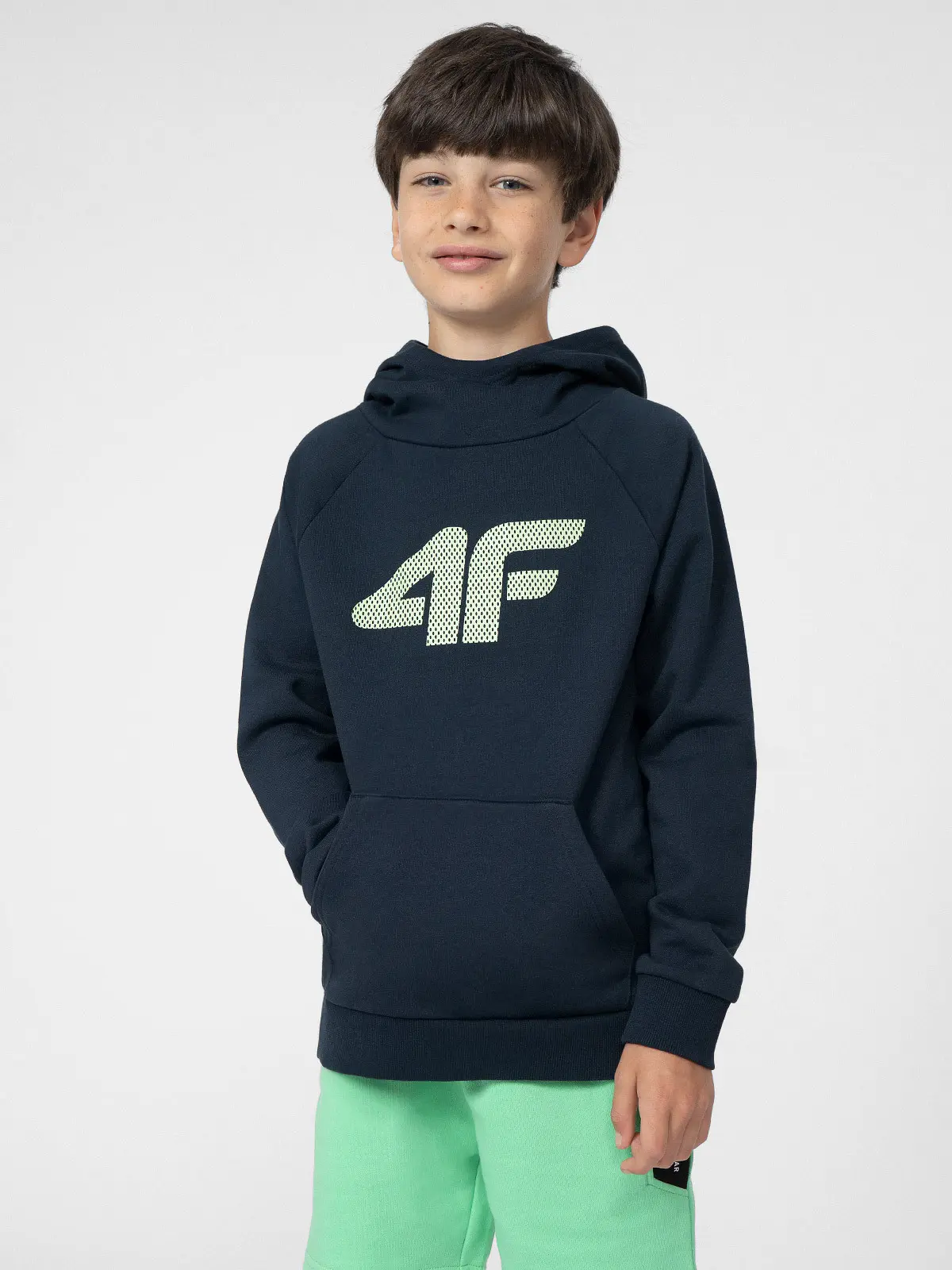 4F 4FJSS23TSWSM220 NAVY Dětská mikina EU