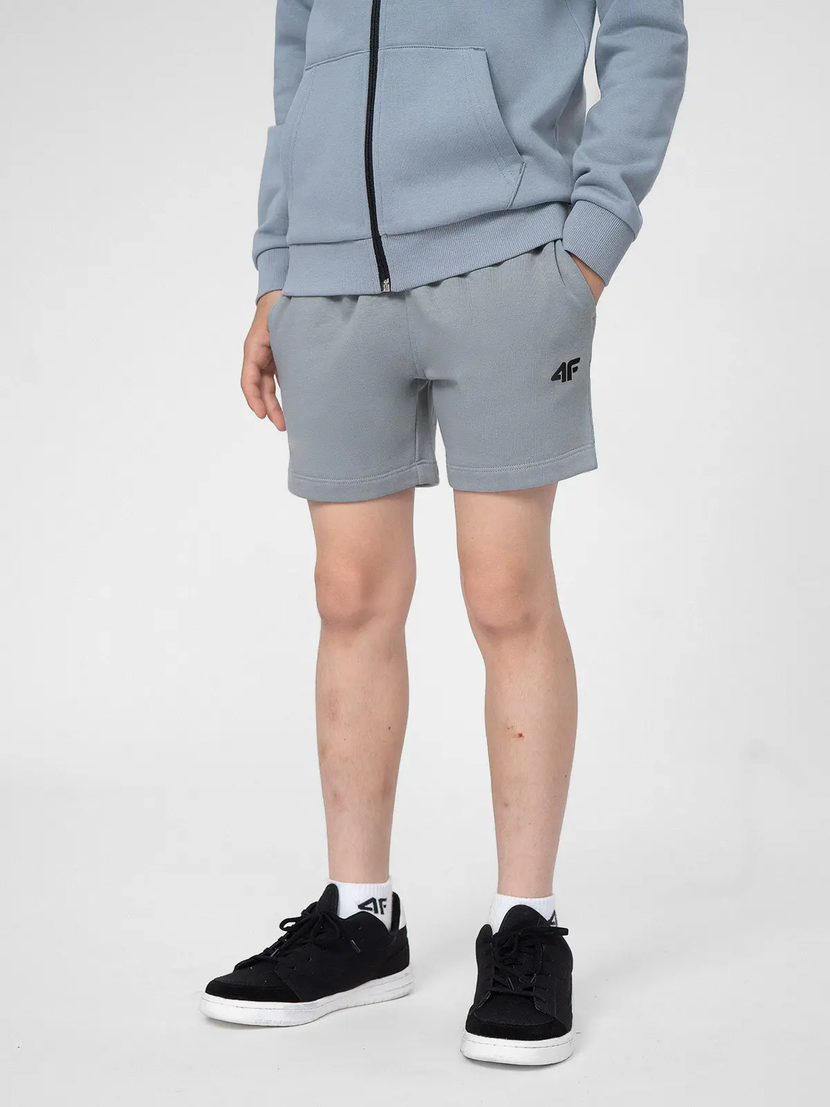 4F 4FJSS23TSHOM048 LIGHT BLUE Dětské kraťasy EU