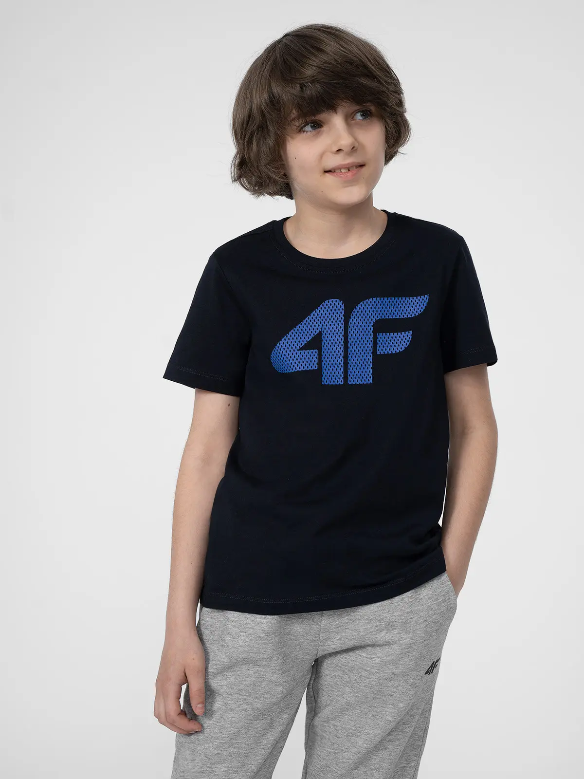 4F 4FJSS23TTSHM293 NAVY Dětské tričko EU