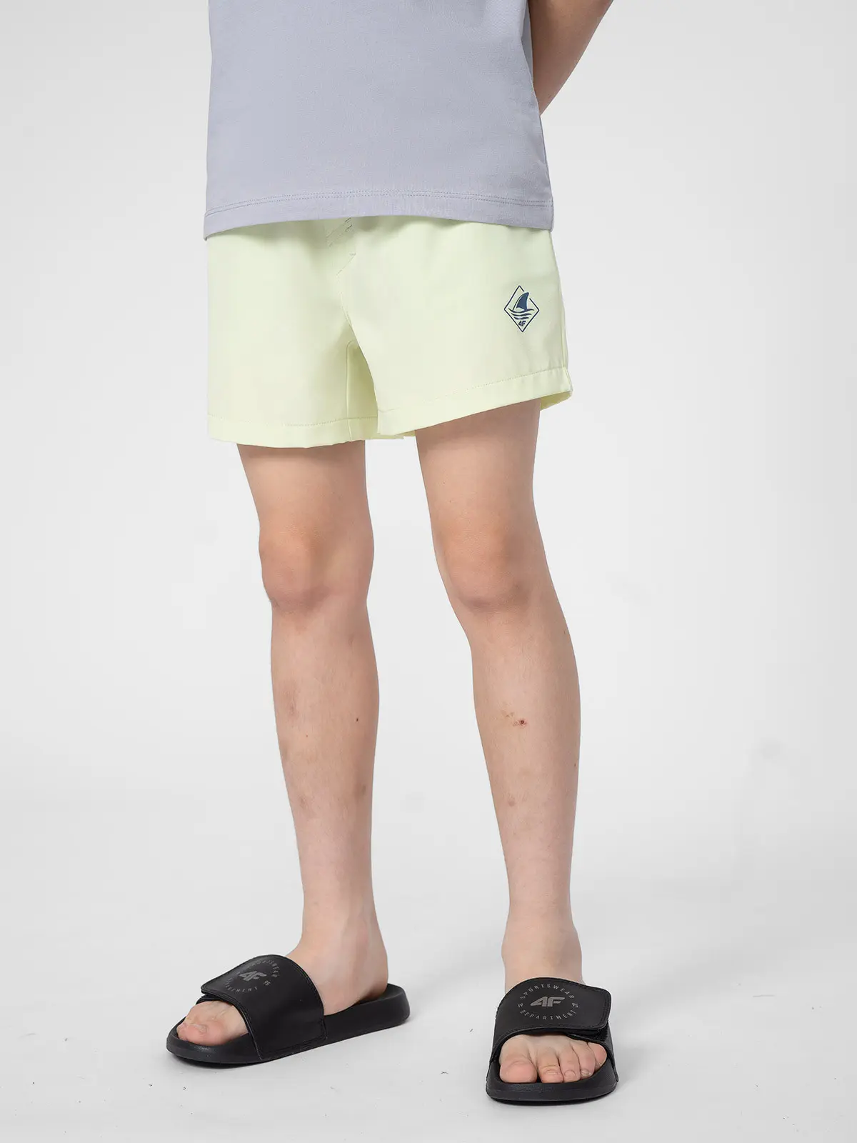 4F 4FJSS23UBDSM018 LIGHT GREEN Dětské koupací kraťasy EU
