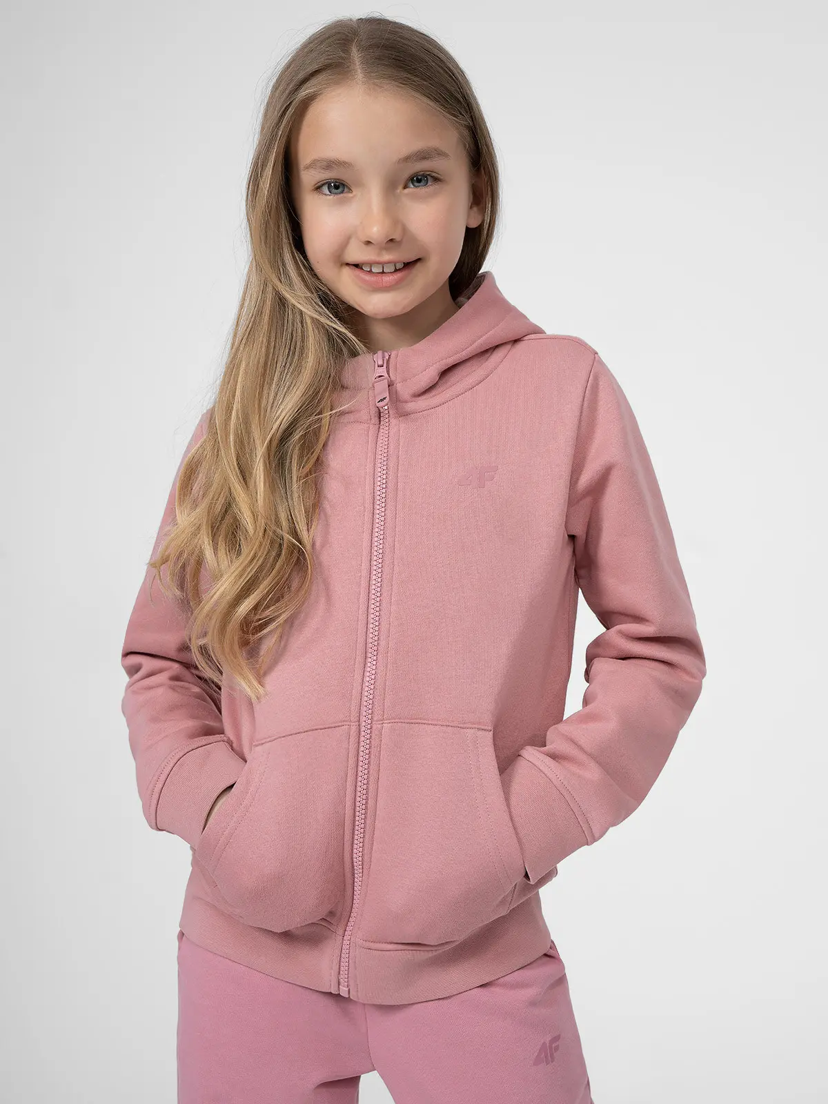 4F 4FJSS23TSWSF216 PINK Dětská mikina EU