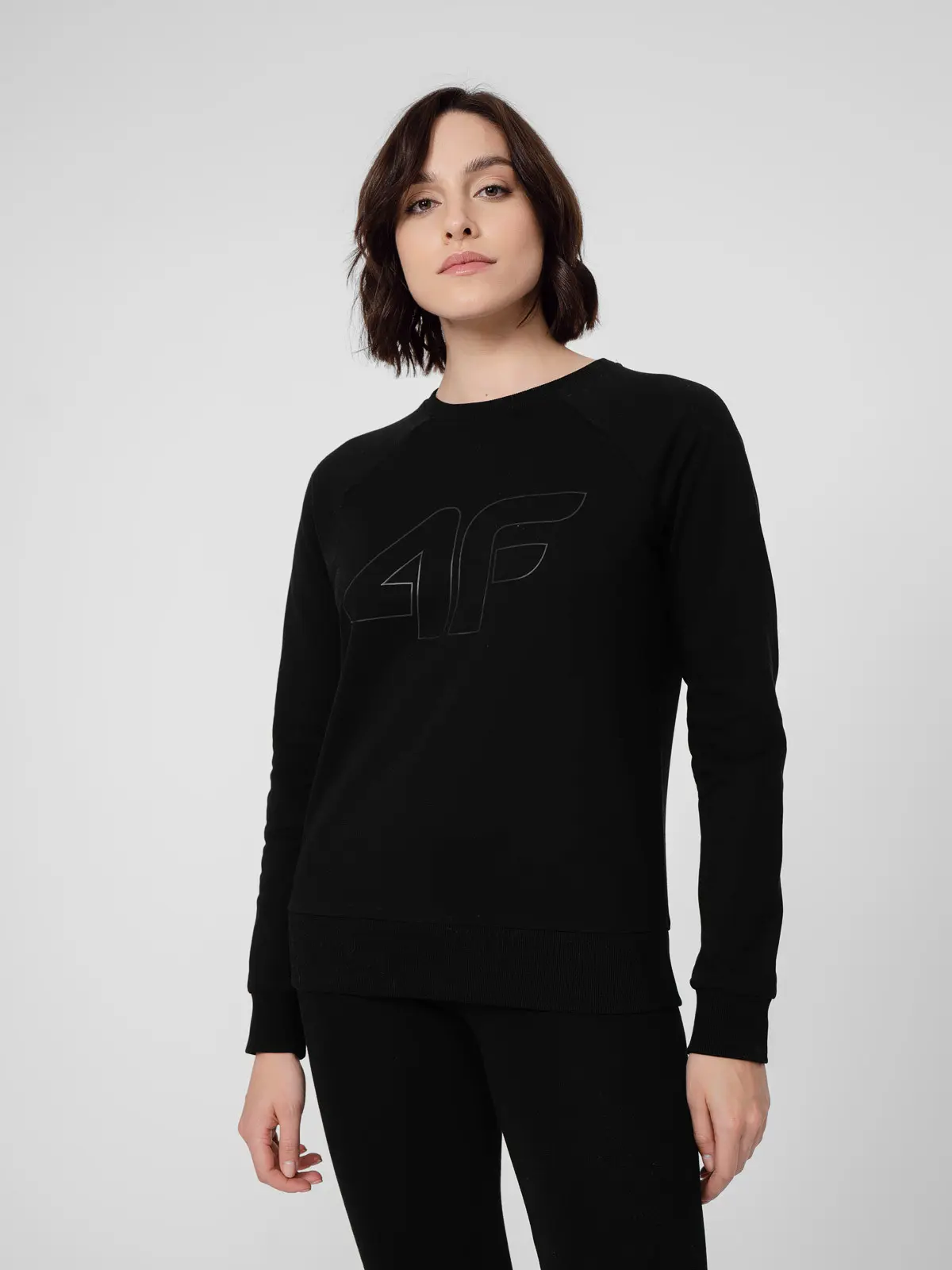 4F 4FSS23TSWSF370 DEEP BLACK Dámská mikina US