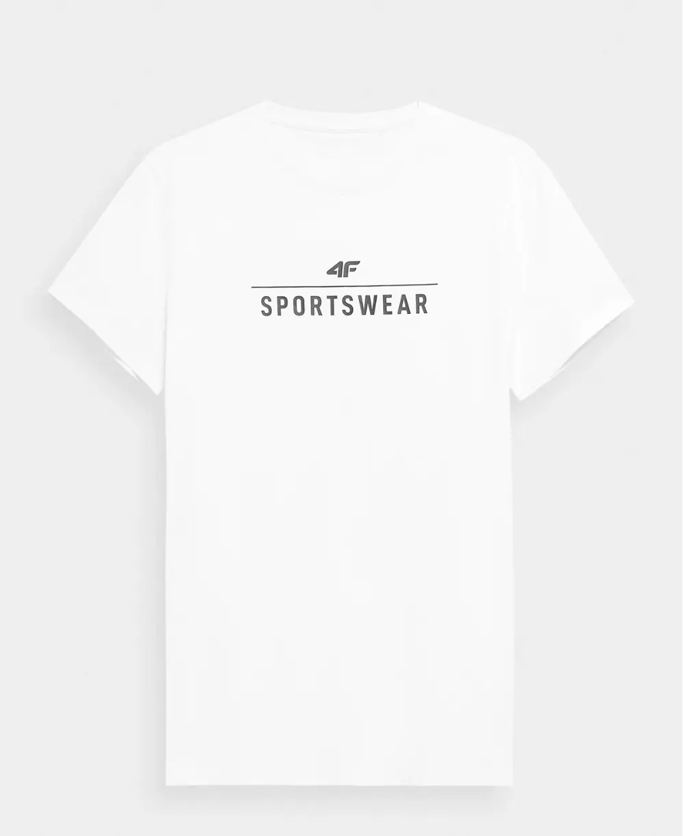 4F 4FSS23TTSHM539 WHITE Pánské tričko US XXL 4FSS23TTSHM539 WHITE