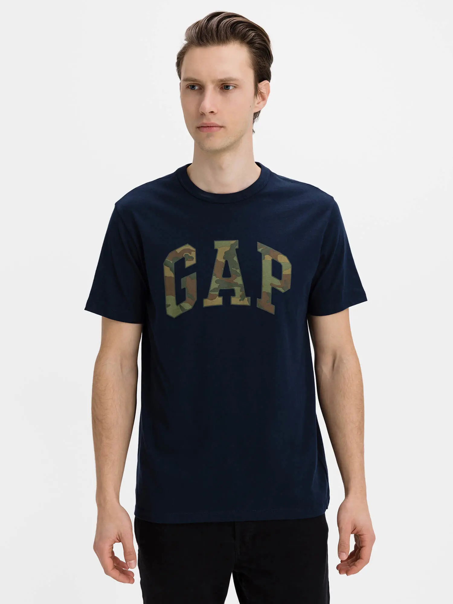 GAP V-SS CAMO ARCH LOGO TEE Pánské tričko US