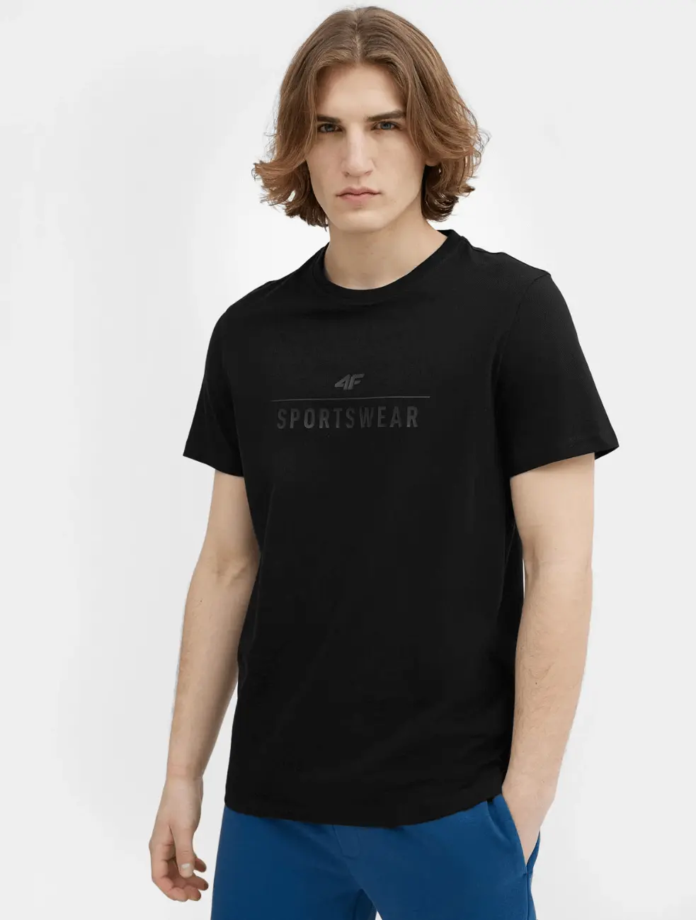 4F 4FSS23TTSHM539 DEEP BLACK Pánské tričko US