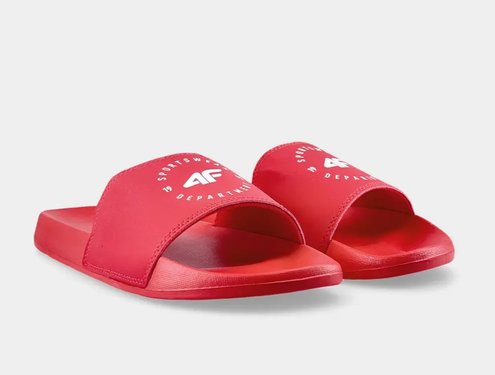 4F 4FSS23FFLIF068 RED Dámské pantofle EU