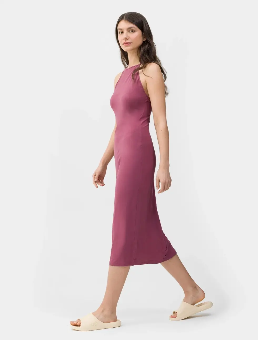 4F 4FSS23TDREF050 DARK PINK Dámské šaty US