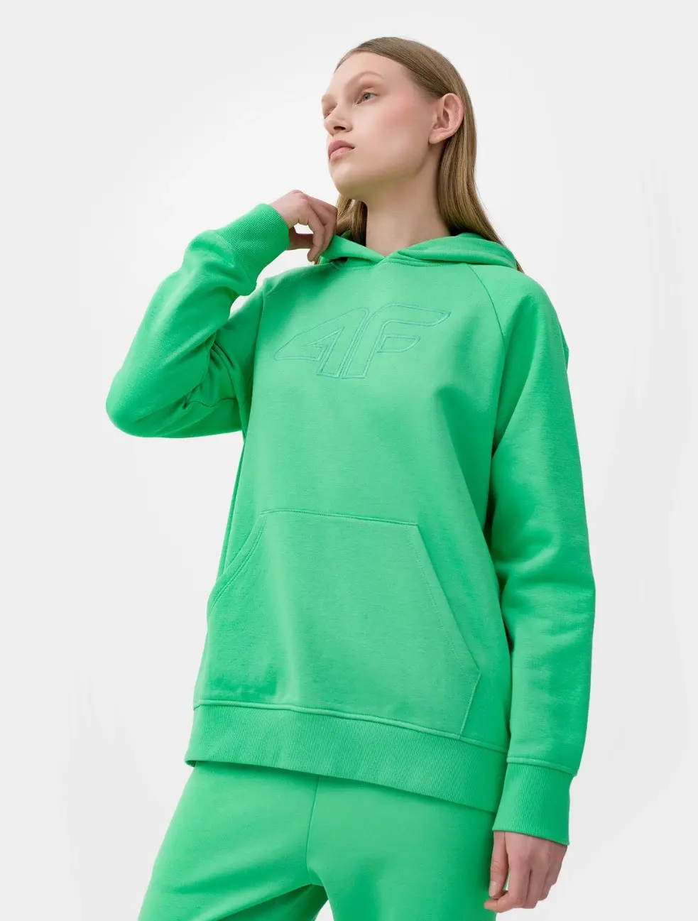 4F 4FSS23TSWSF535 GREEN Dámská mikina US