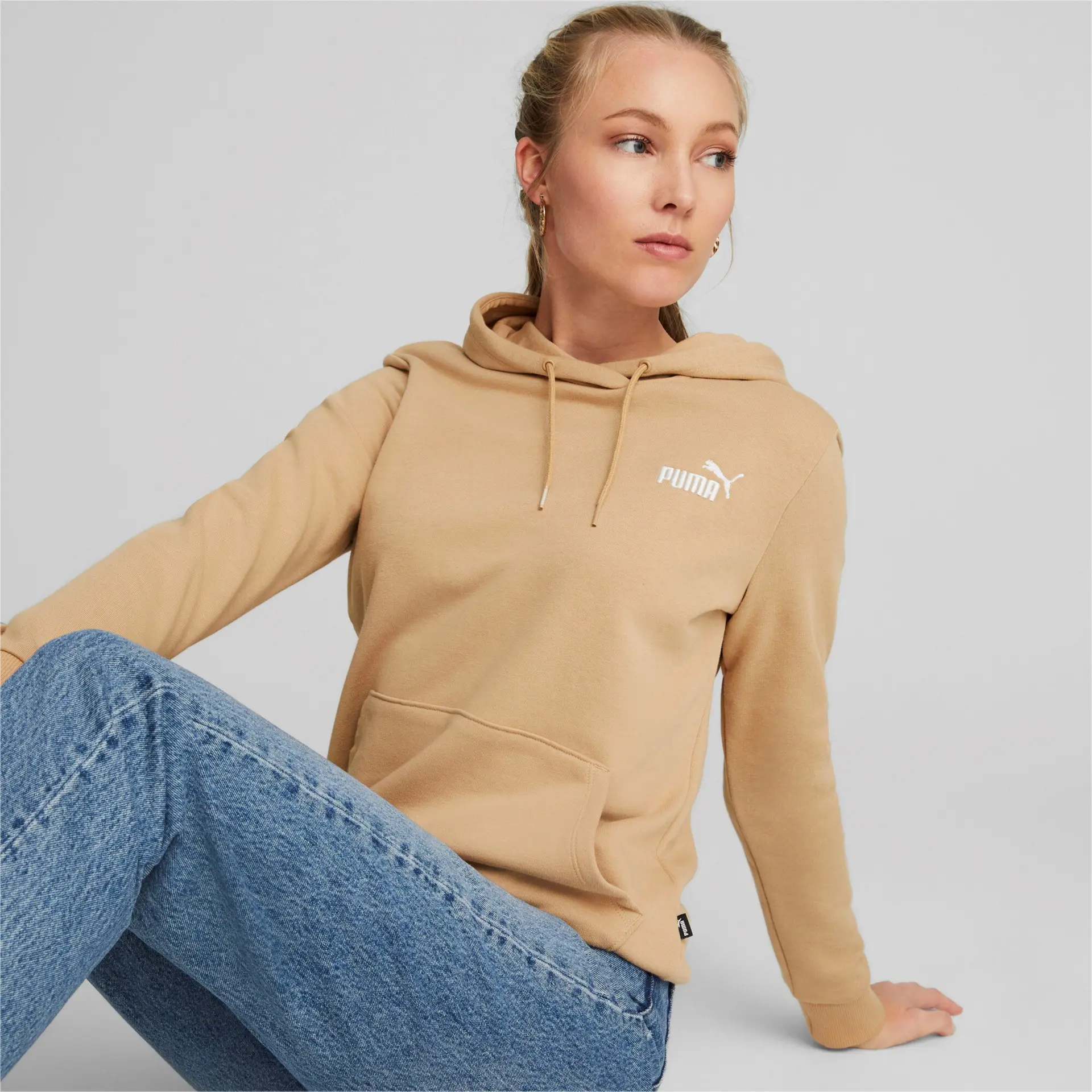 Puma ESS+ Embroidery Hoodie Dámská mikina US XL 848332-89