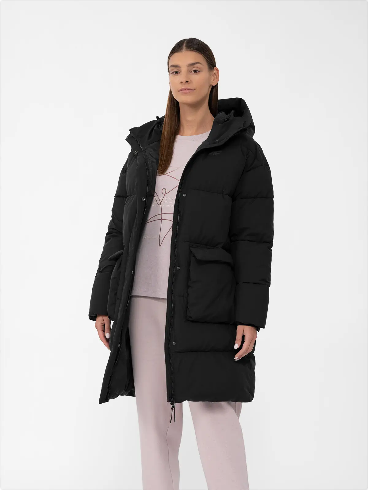 4F 4FAW23TDJAF236 DEEP BLACK Dámská bunda US