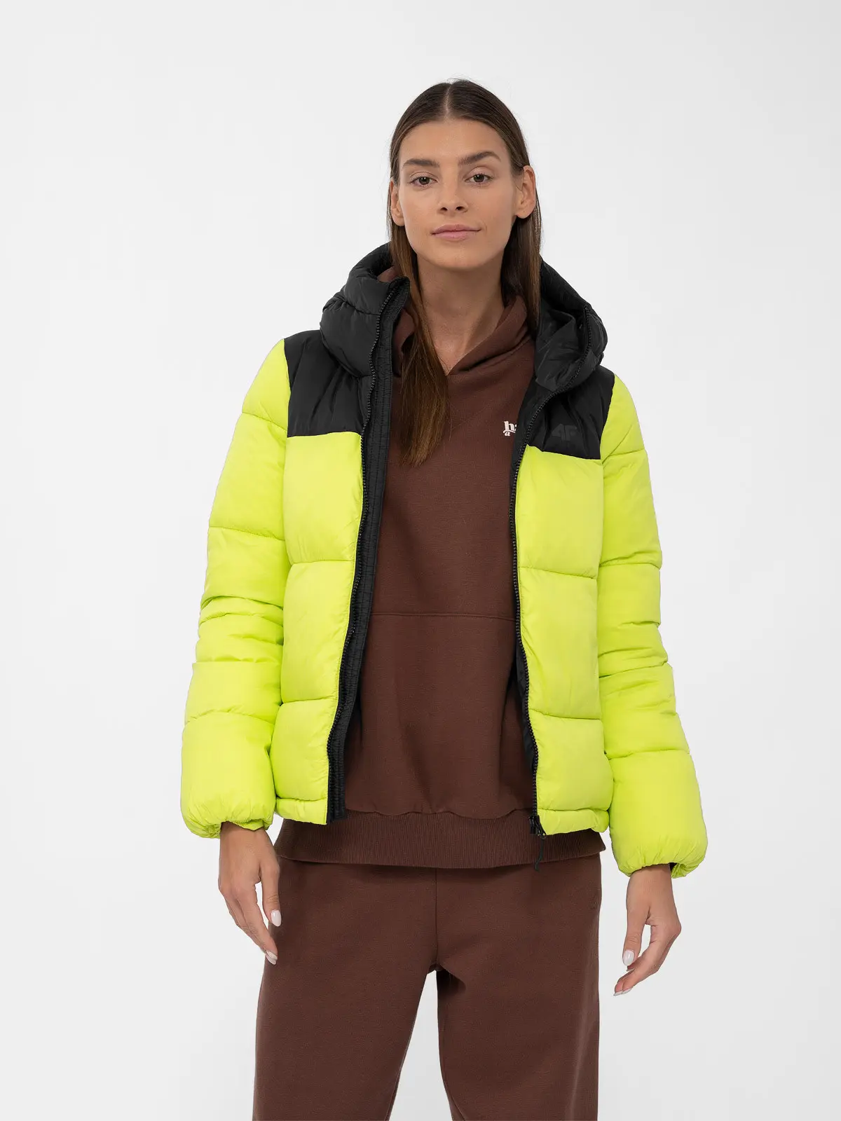 4F 4FAW23TDJAF230 CANARY GREEN Dámská bunda US