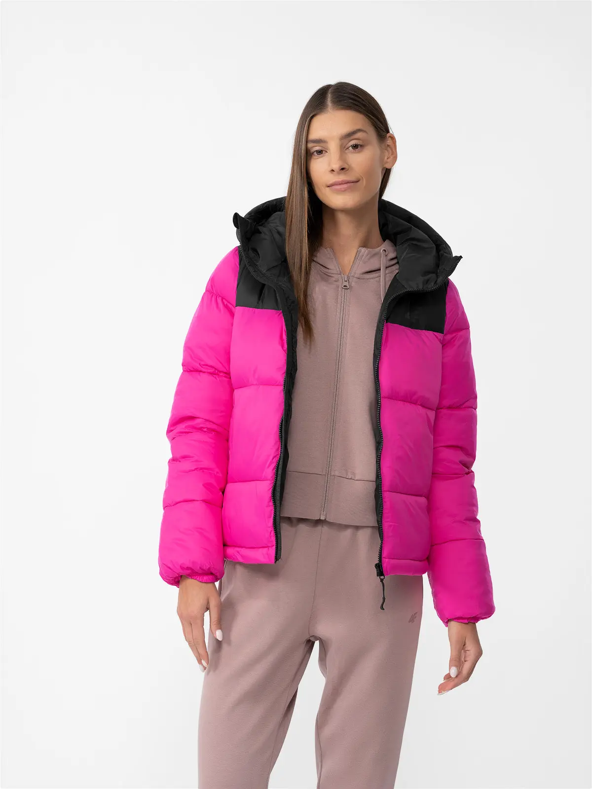 4F 4FAW23TDJAF230 HOT PINK Dámská bunda US