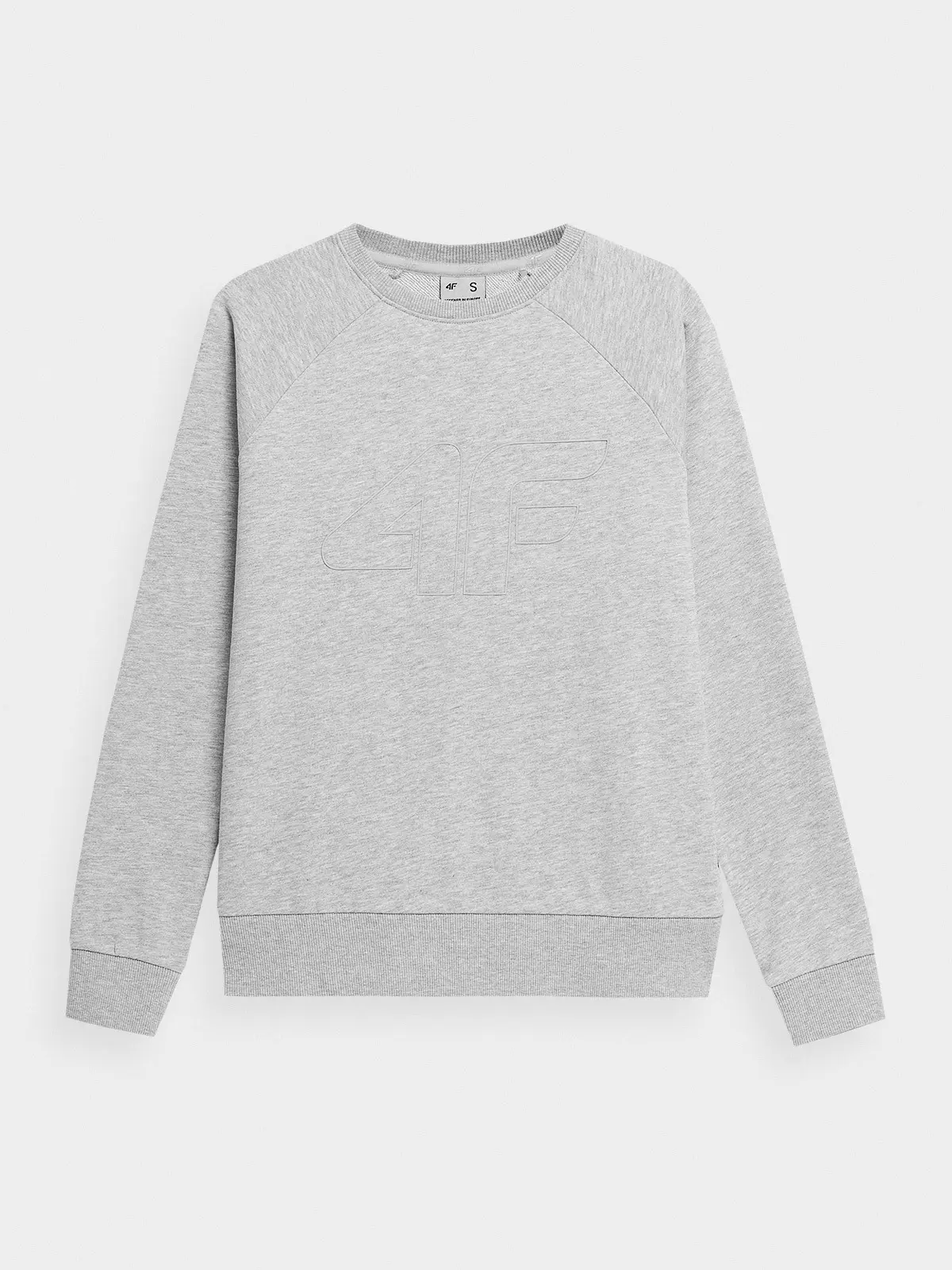4F 4FAW23TSWSF0722 COLD LIGHT GREY MELANGE Dámská mikina US