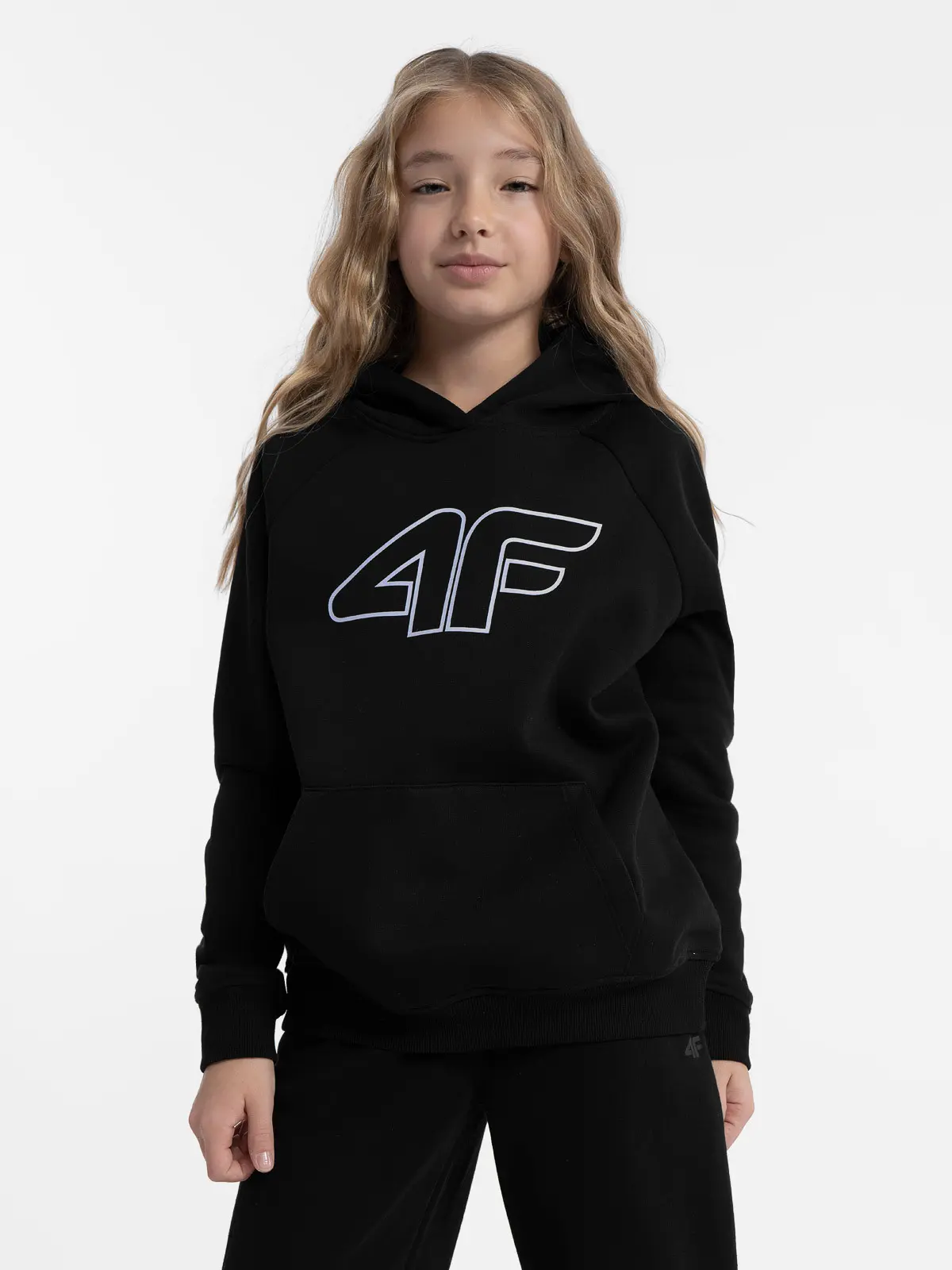 4F 4FJAW23TSWSF638 DEEP BLACK Dětská mikina EU