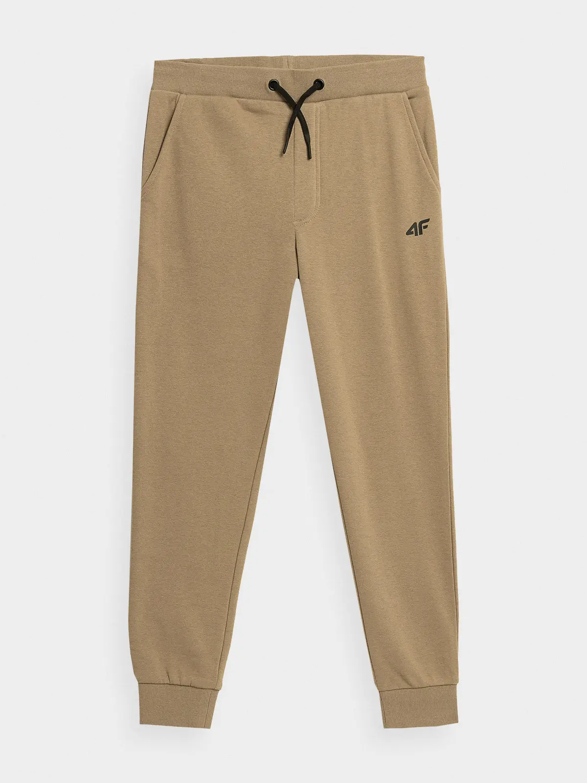 4F 4FJAW23TTROM411 BEIGE Dětské tepláky EU