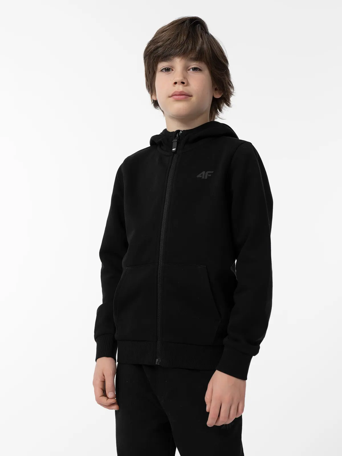 4F 4FJAW23TSWSM627 DEEP BLACK Dětská mikina EU