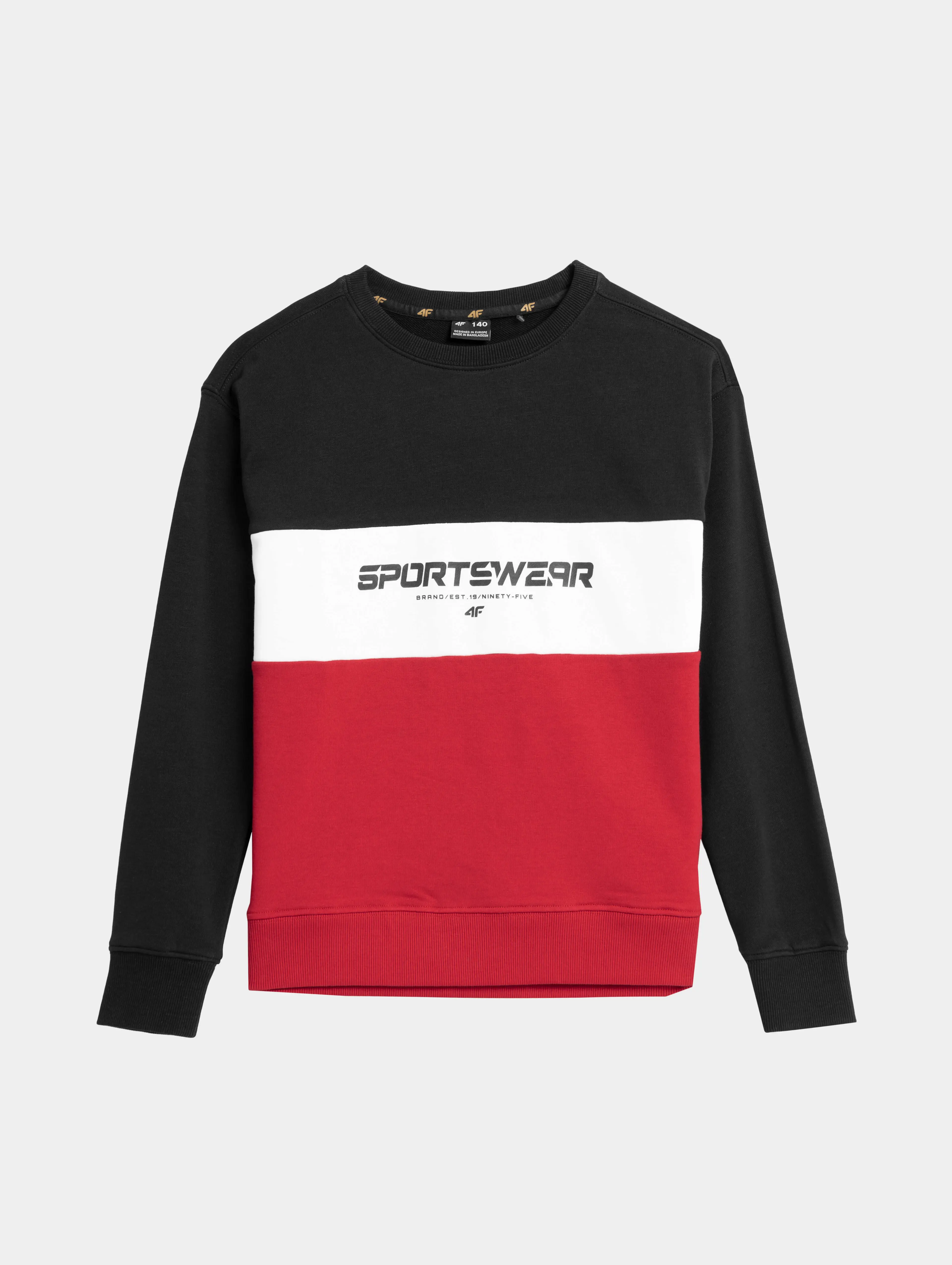 4F 4FJAW23TSWSM630 DEEP BLACK Dětská mikina EU