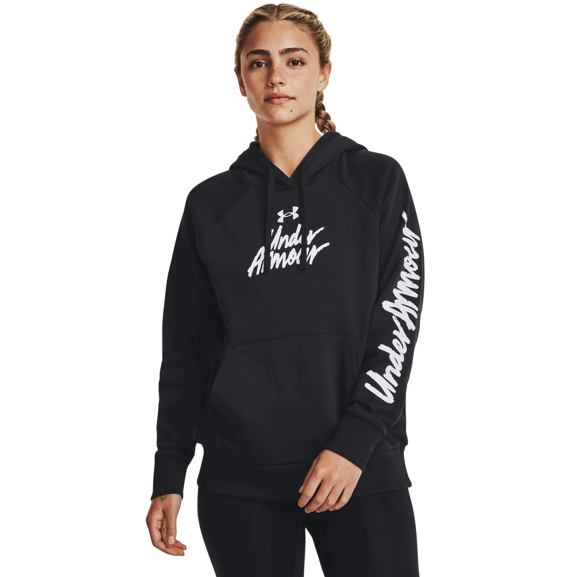 Under Armour UA Rival Fleece Graphic Hdy Dámská mikina US