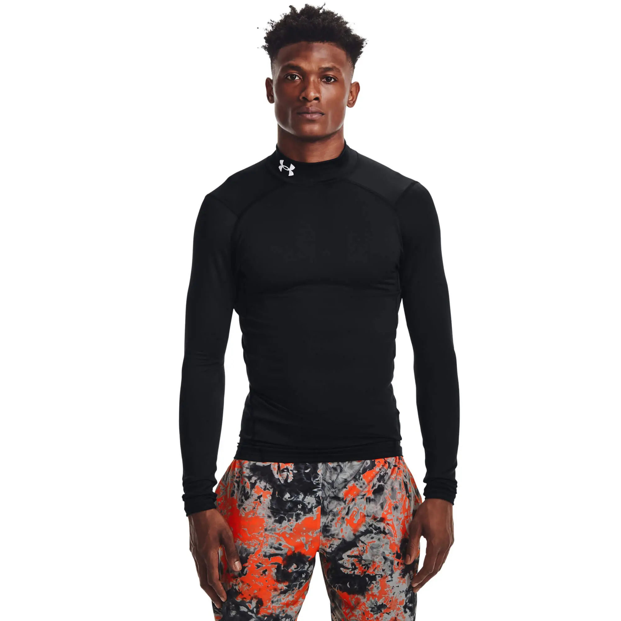Under Armour UA CG Armour Comp Mock Pánské kompresní tričko US M 1366072-001